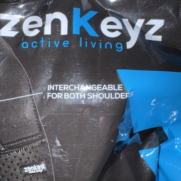 ZenKeyz Unisex Shoulder Brace Black L/XL Neoprene Injury Recovery - Picture 2 of 8